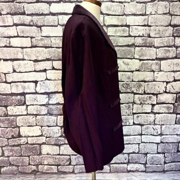 Dani Max Purple Button Down Long Sleeve Jacket Size 24WP - Picture 8 of 9